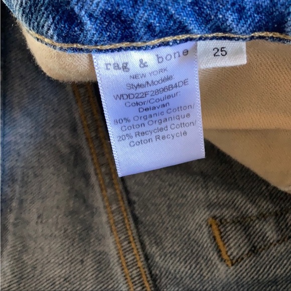 ❌SOLD❌ NWOT Rag & Bone Nina Cigarette Jeans (women’s) - Picture 10 of 13